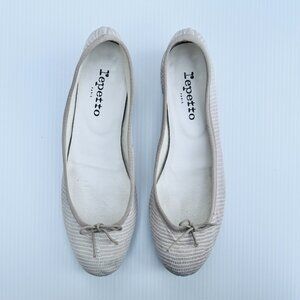 Repetto Camille Leather Heels  "Snake" Leather - Size 38.5 EU/7.5 US